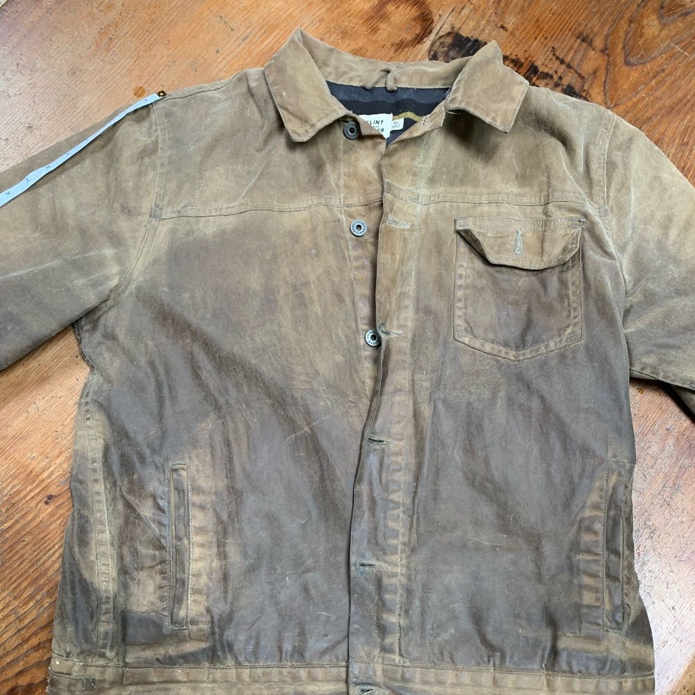 Flint and tinder waxed trucker jacket XL